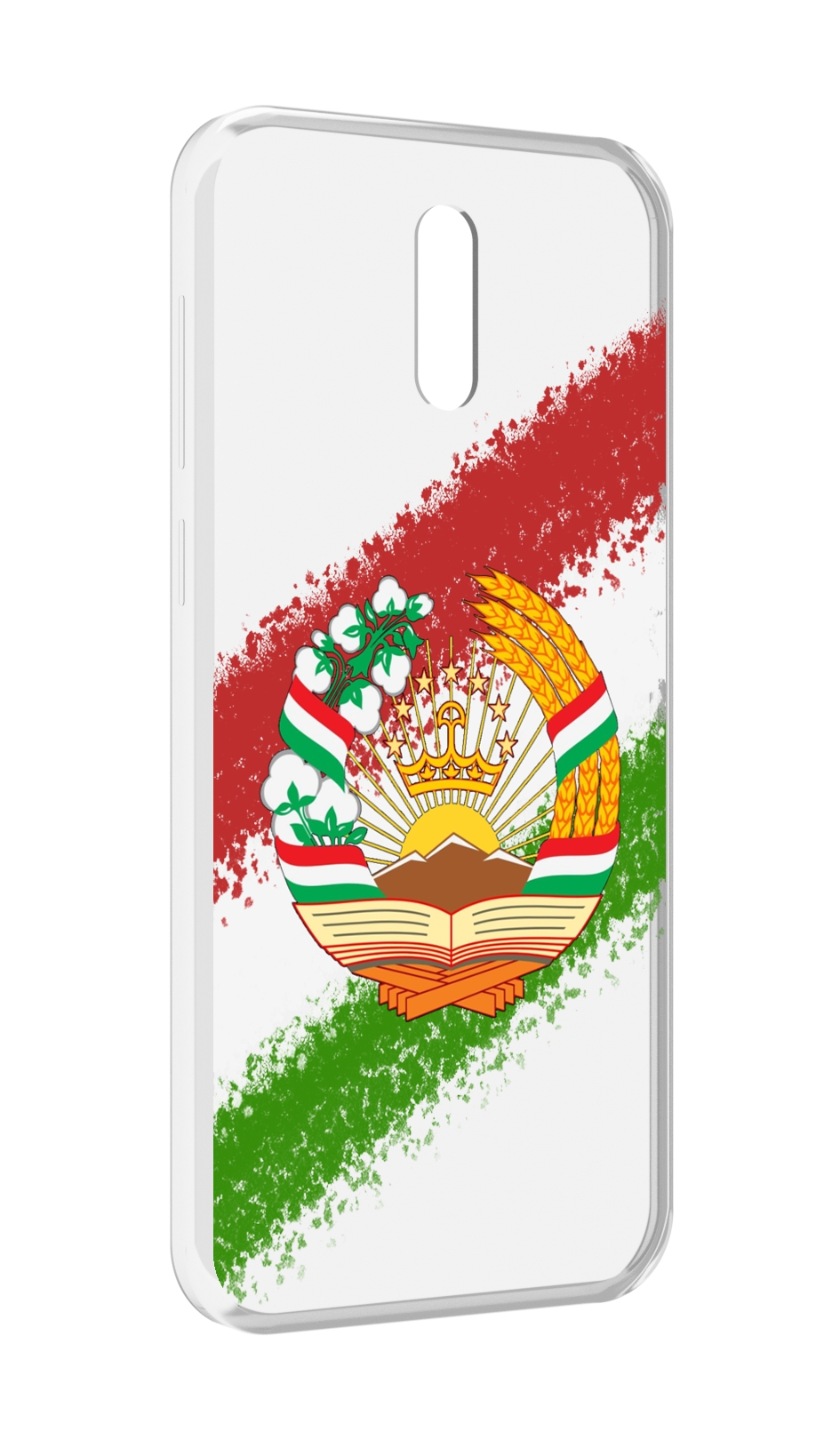 

Чехол MyPads герб флаг Таджикистана для Alcatel 3L (2019), Прозрачный, Tocco