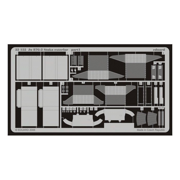 32155 Eduard 1/32 Фототравление для Ju 87G-2 Stuka exterior