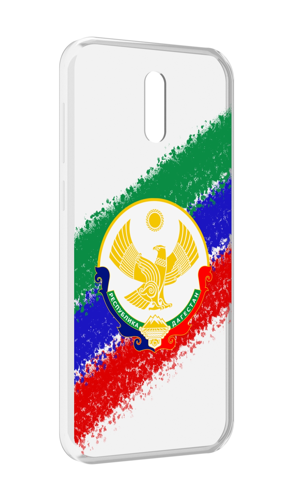

Чехол MyPads герб флаг Дагестана для Alcatel 3L (2019), Прозрачный, Tocco