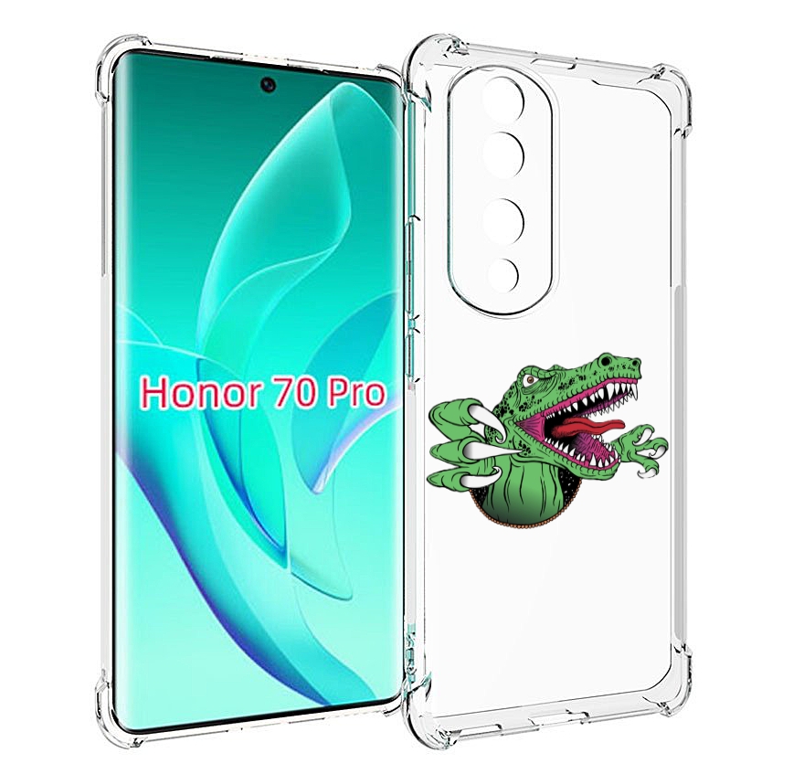 

Чехол MyPads Динозавр для Honor 70 Pro / 70 Pro Plus, Прозрачный, Tocco
