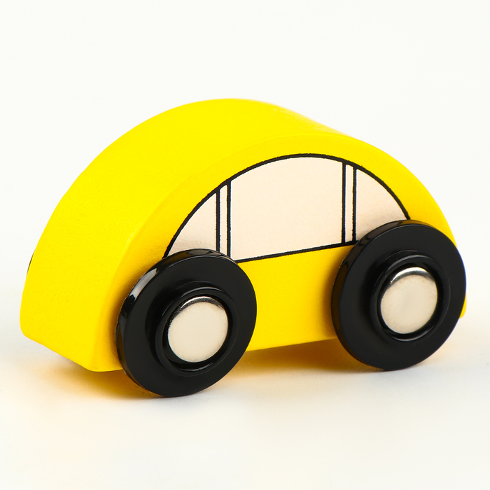 Детская машинка легковая совместима с набором ЖД транспорт 7,5х3х4,2 см