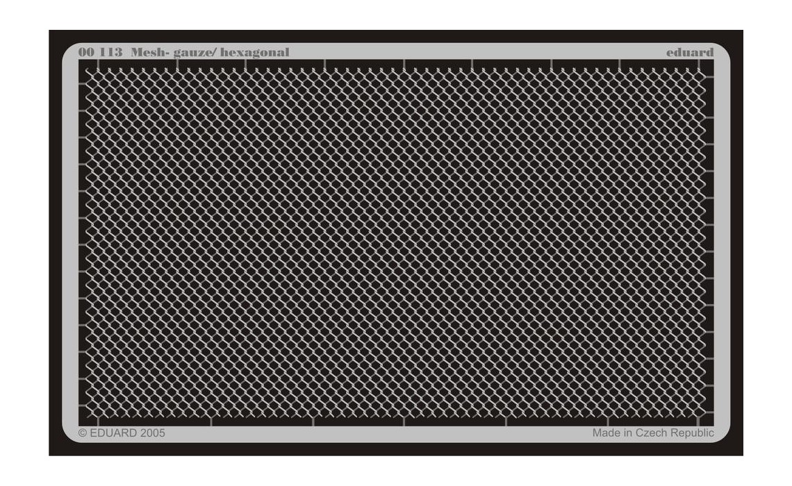 

00113 Eduard Mesh - gauze/ Hexagonal, Однотонный, 00113
