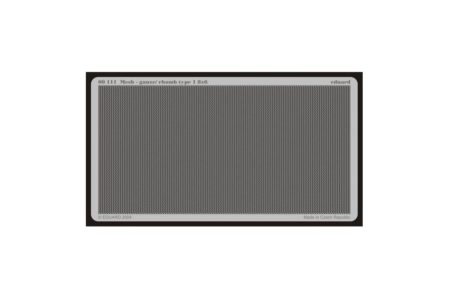 

00111 Eduard Mesh - gauze/rhomb type 18x6, Однотонный, 00111