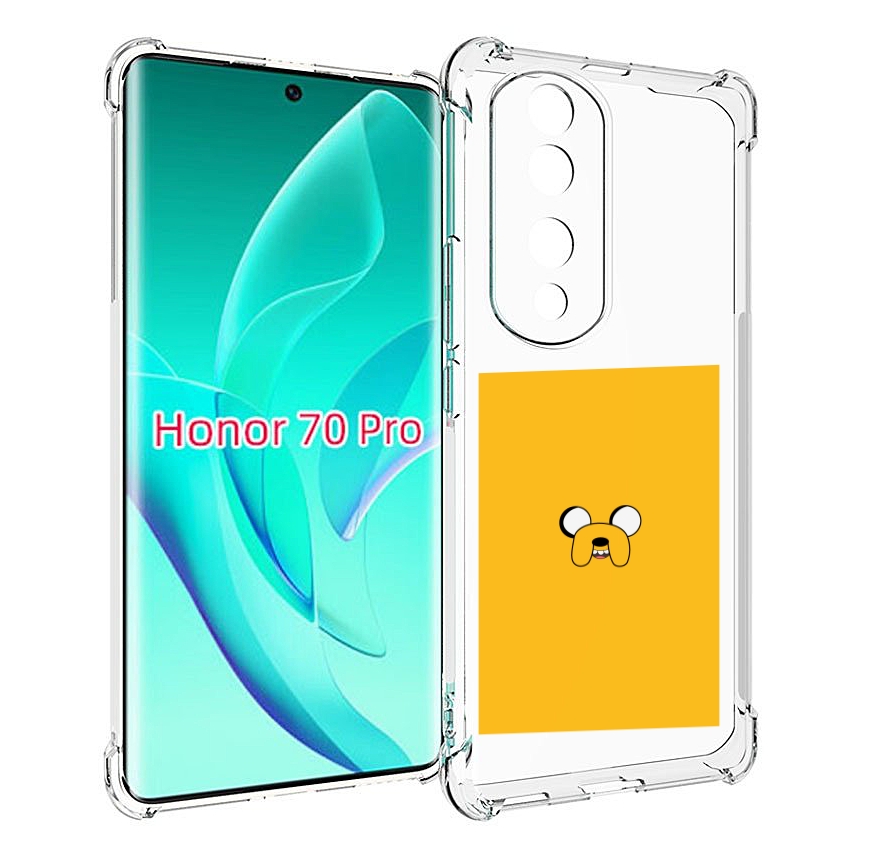 

Чехол MyPads Джейк-время-приключений для Honor 70 Pro / 70 Pro Plus, Прозрачный, Tocco