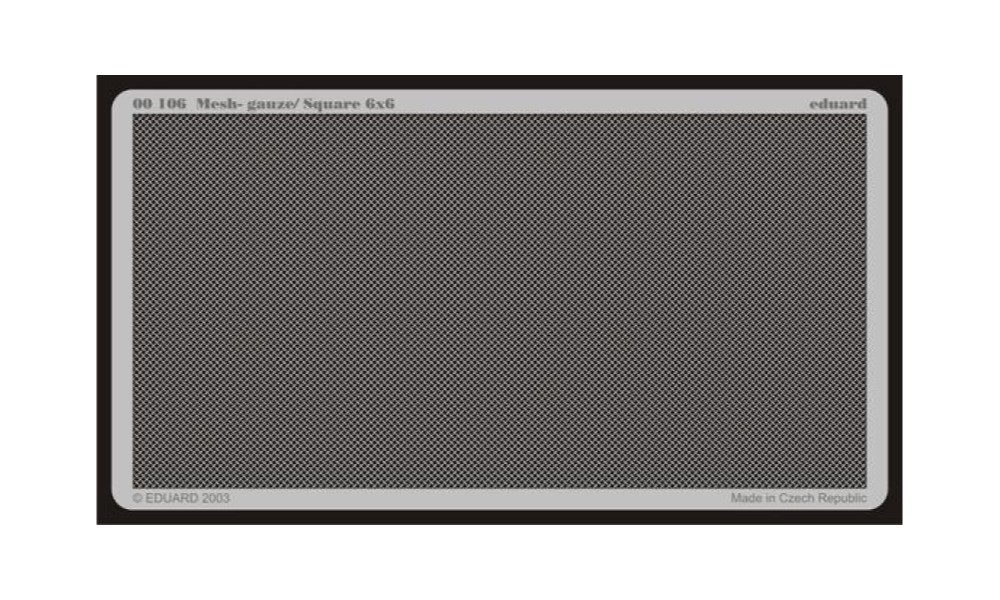 

00106 Eduard Mesh - gauze/Square 6x6, Однотонный, 00106
