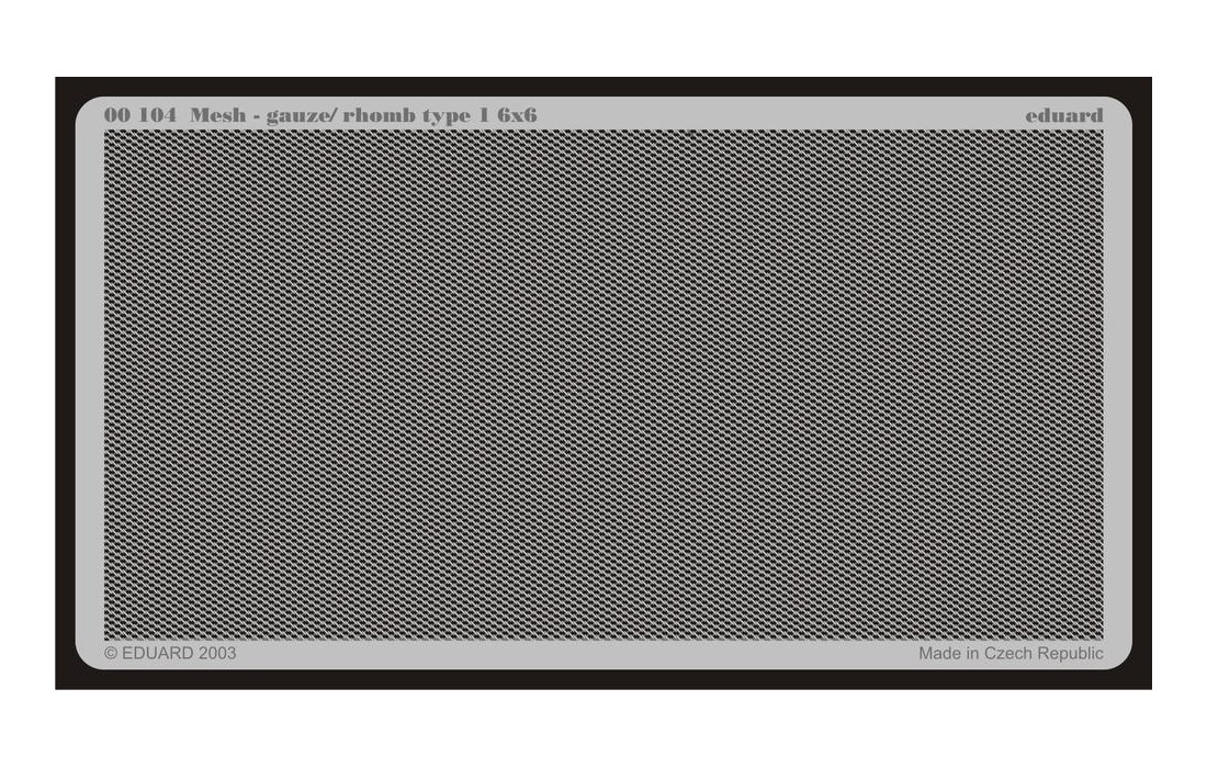 

00104 Eduard Mesh - gauze/rhomb type 16x6, 00104