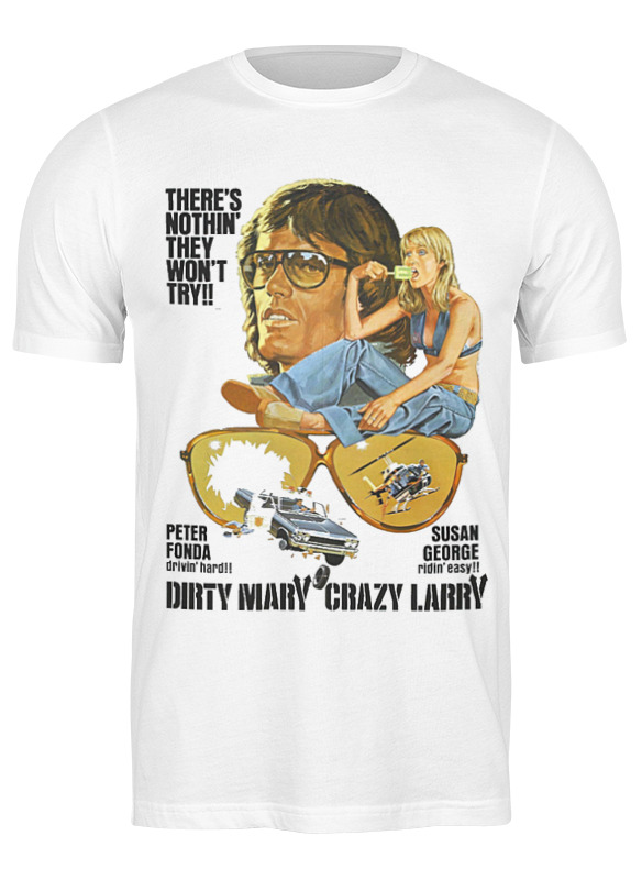 

Футболка мужская Printio Dirty mary crazy larry 0705027 белая 2XL, Белый, Dirty mary crazy larry 0705027