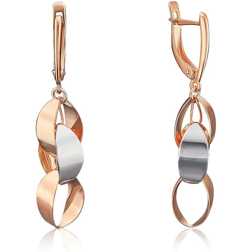 

Серьги женские из золота ЮЗ Платина 02-3767-00-000-1110-42, без вставки, 02-3767-00-000-1110-42