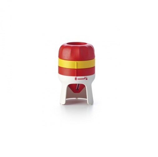 

Спиралайзер Tupperware для овощей и фруктов насадки 3мм и 5мм, Белый;красный, овощерезка