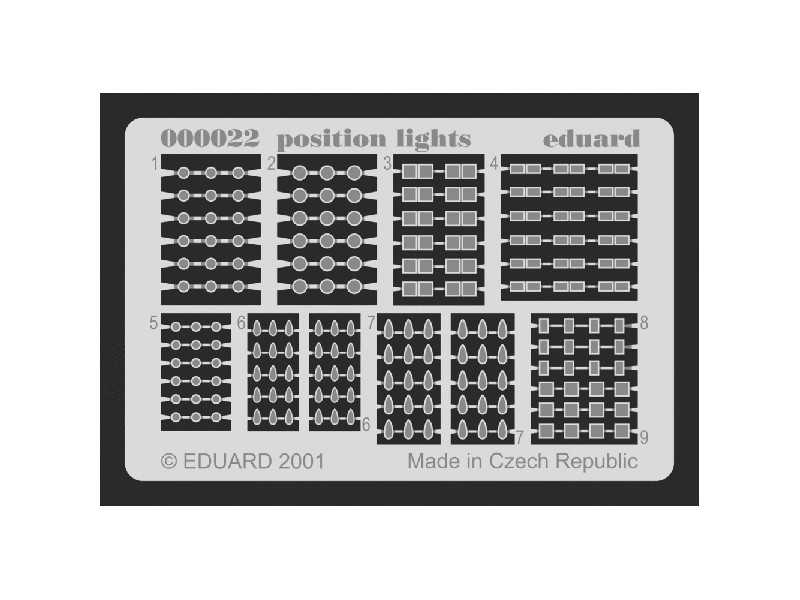 

00022 Eduard Инструмент Position lights, Однотонный, 00022
