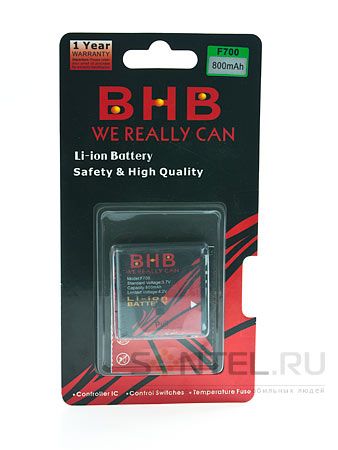 Аккумулятор BHB для Samsung F700 Li-on /800 mAh