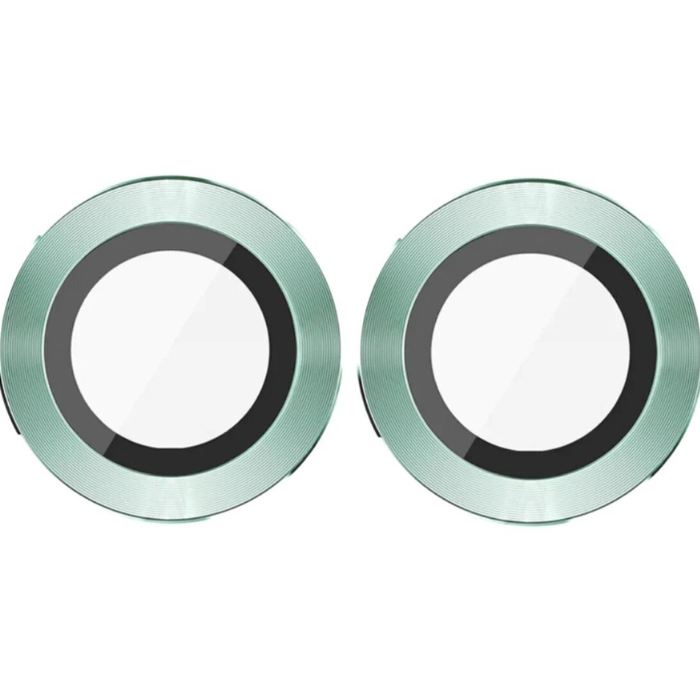 

Защитное стекло камеры iPhone 11/12/12 Mini металлик (зелёный)