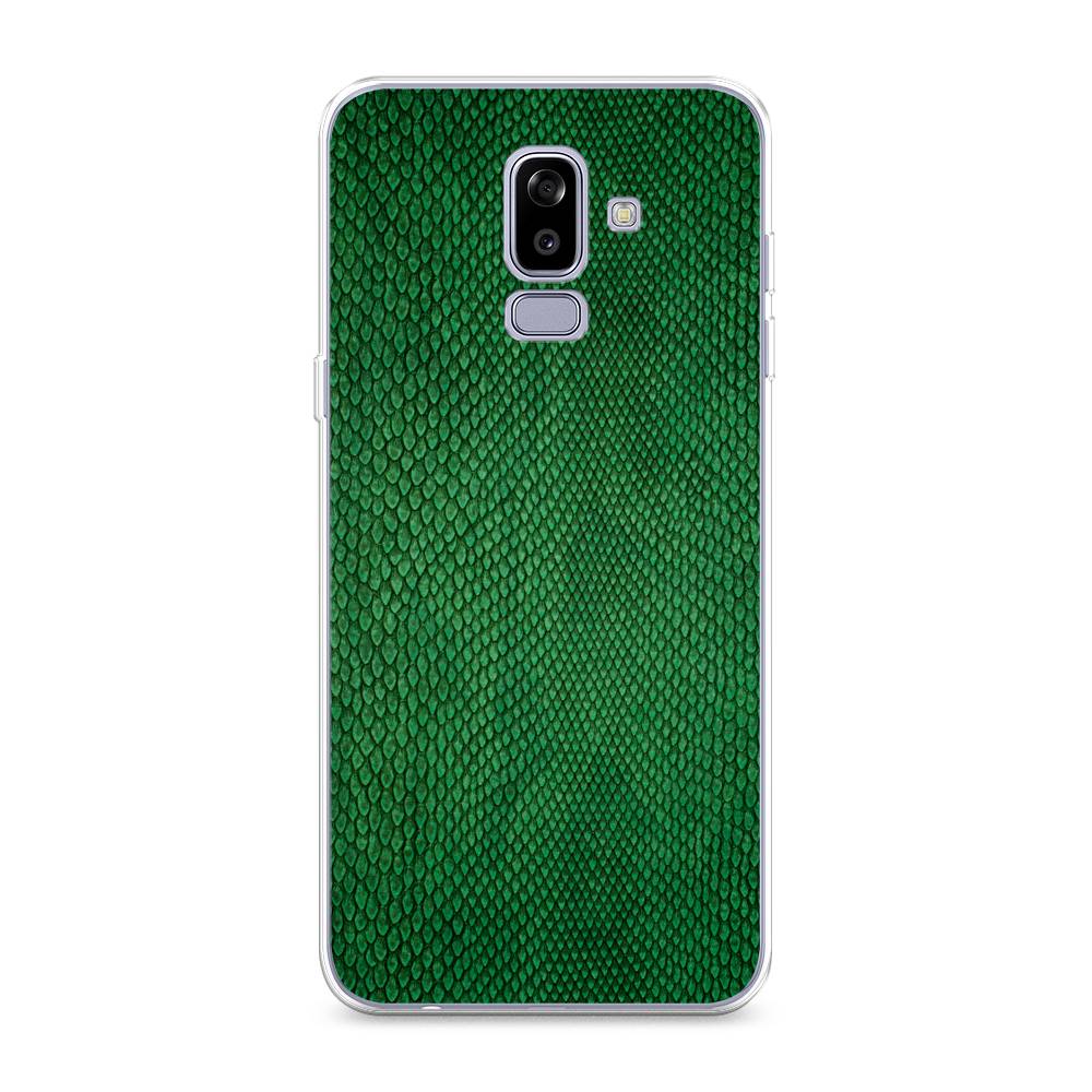 

Чехол Awog на Samsung Galaxy J8 "Изумрудная змея", Черный;зеленый;коричневый, 26550-3