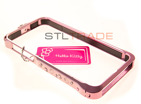 Бампер алюминиевый Esoterism Hello Kitty для iPhone 5 розовый