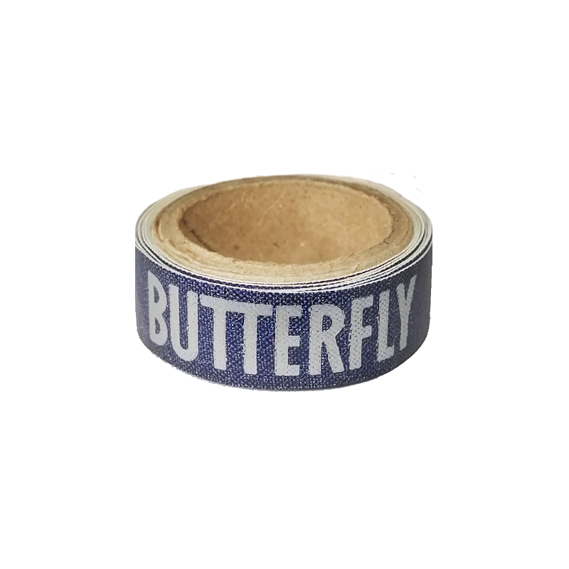 Торцевая лента для настольного тенниса Butterfly 1m 12mm Logo, Blue Silver