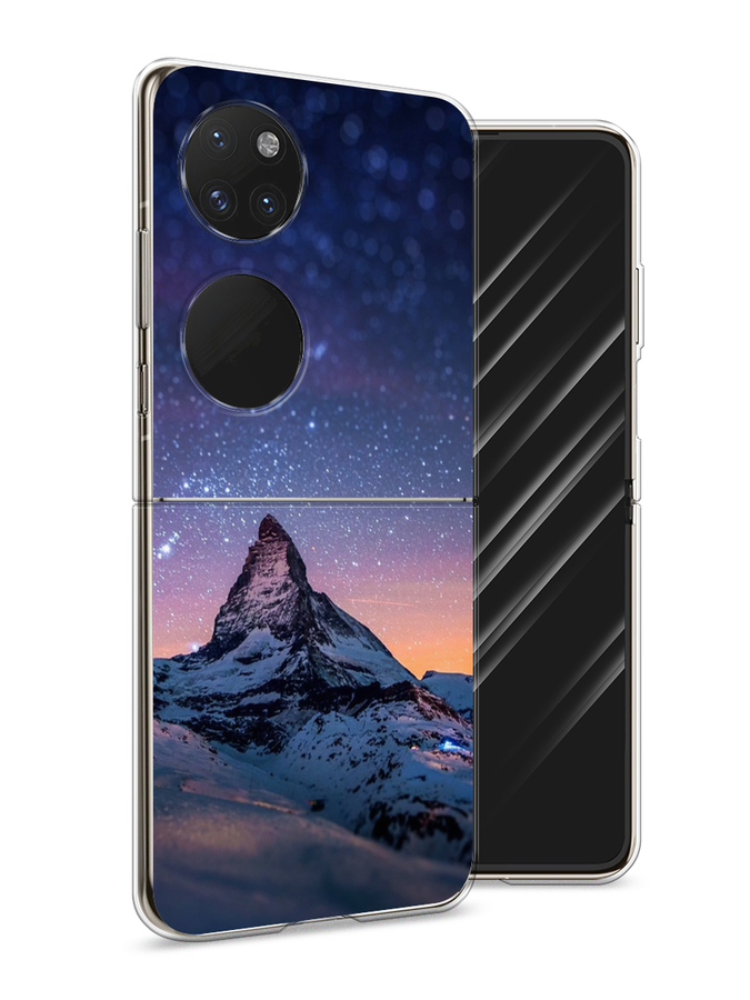 

Чехол Awog на Huawei P50 pocket "Ночные пейзажи 5", Фиолетовый, 6107450-4