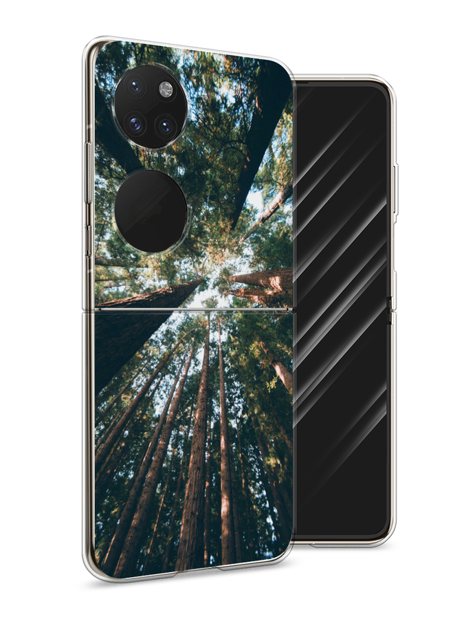 

Чехол Awog на Huawei P50 pocket "Лес 18", Зеленый;коричневый, 6107450-4