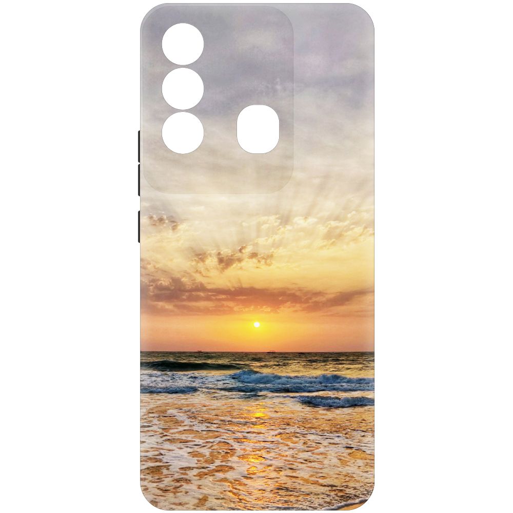 

Чехол-накладка Krutoff Soft Case Индия, Пляжи Гоа для ITEL P38 Pro черный
