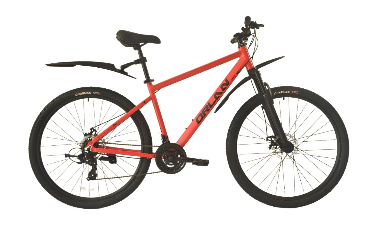 Велосипед ORLAN WING 29 SHIFT 30 красный алюминий размер 18 рост 168 2024 2855700₽