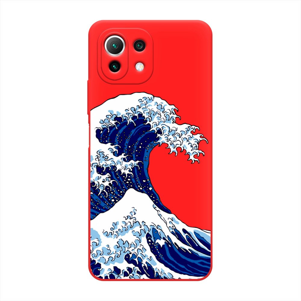

Чехол Awog на Xiaomi Mi 11 Lite/5G NE "Волна в Канагаве", Разноцветный, 311753-1