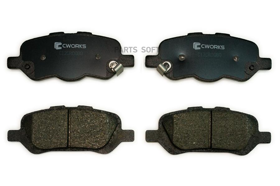 

Тормозные колодки CWORKS задние Low Metallic c12cr0080