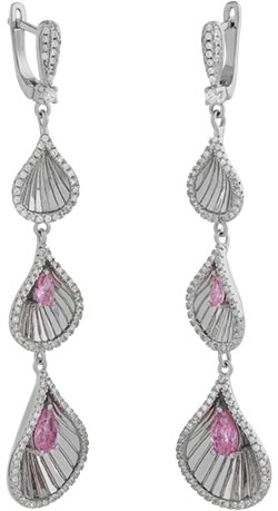 

Серьги из серебра с фианитом Silver Sky SET84268EW, SET84268EW