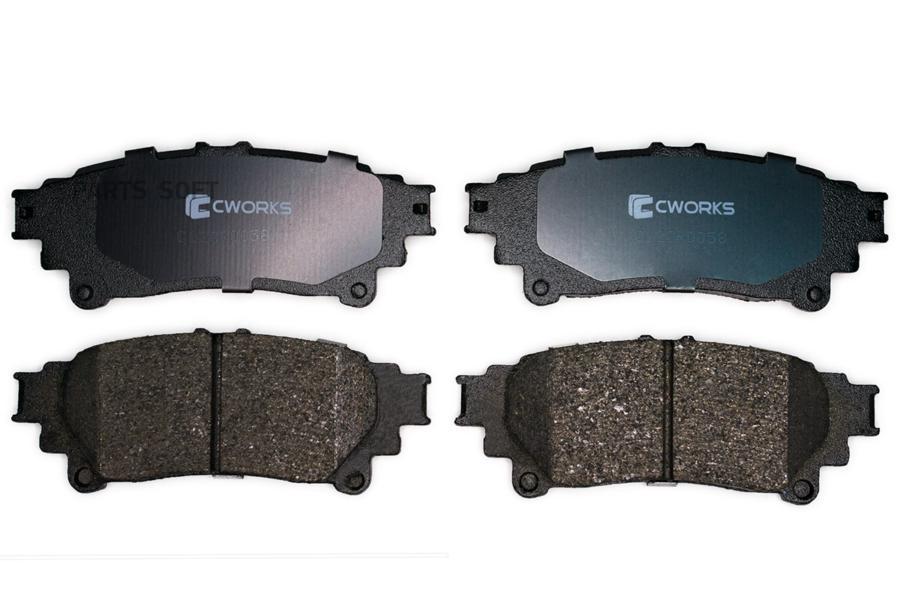

Тормозные колодки CWORKS задние Low Metallic c12cr0058