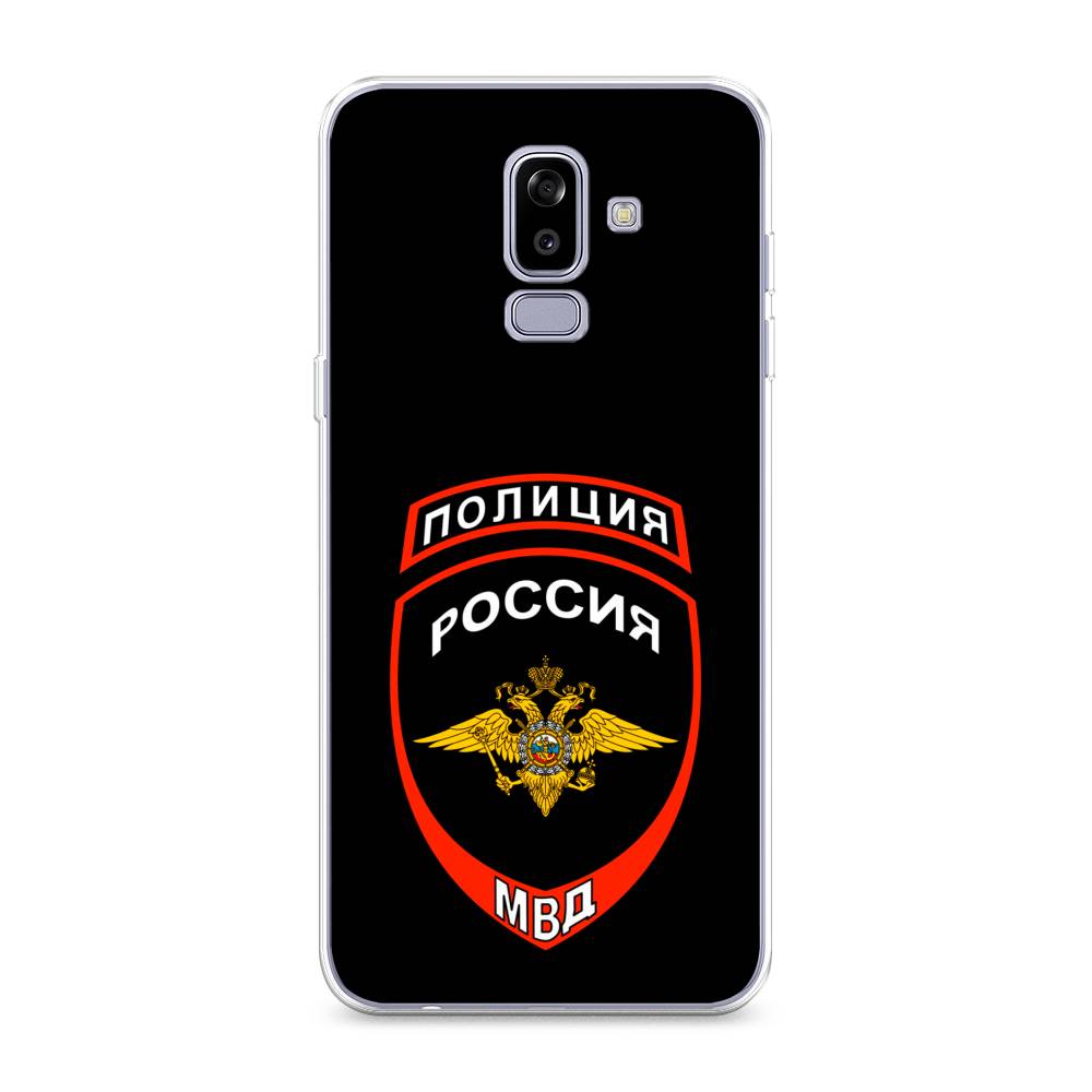 

Чехол Awog на Samsung Galaxy J8 "Полиция шеврон", Черный;красный;белый, 26550-5