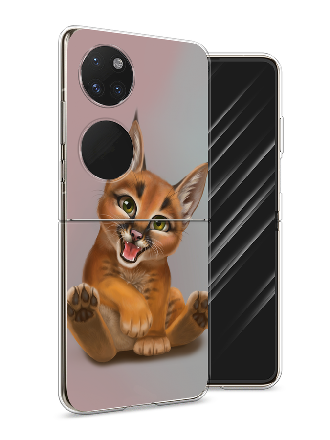 

Чехол Awog на Huawei P50 pocket "Малыш рыси", Оранжевый;серый, 6107450-1