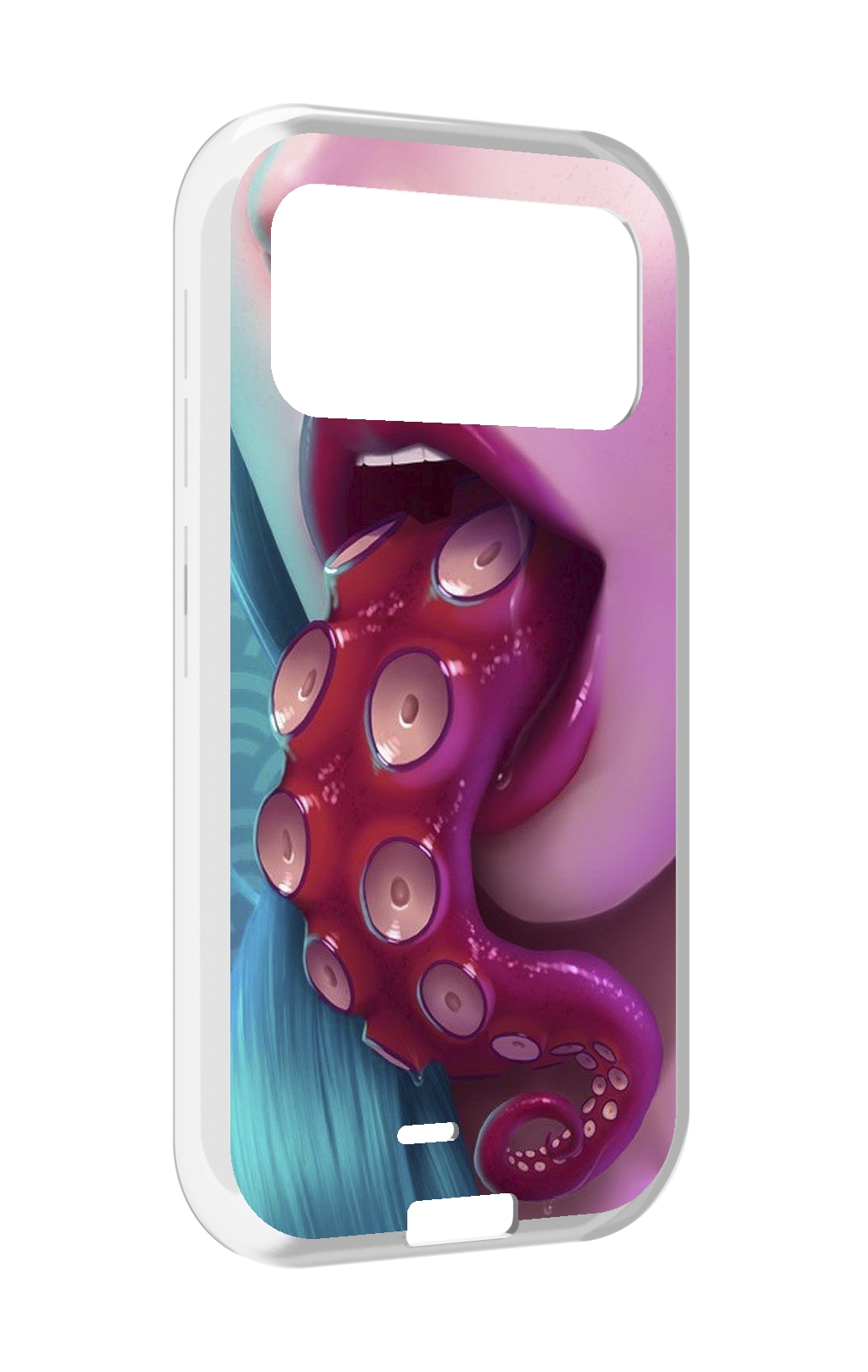 

Чехол MyPads девушка с щупальцой женский для Oukitel F150 H2022, Прозрачный, Tocco