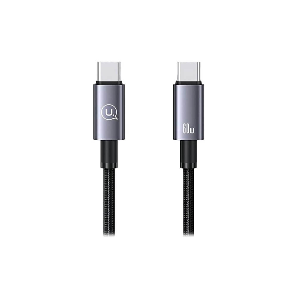 Кабель USB Type-C-USB Type-C Usams US-SJ678 0.25 м серый