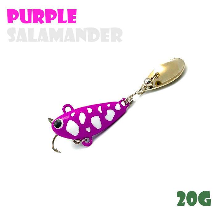 

Тейл-Спиннер Uf-Studio Buzzet Bullet 20g #Purple Salamander, Фиолетовый;белый, Buzzet Bullet