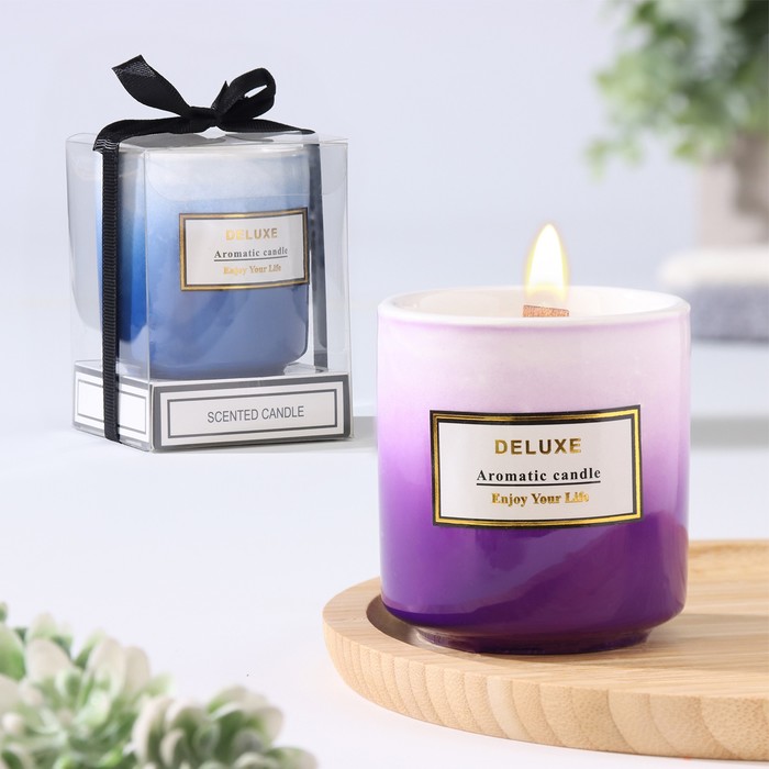 

Свеча ароматическая "Expressions Beautiful Life", ароматические травы, МИКС 6,5х9 см