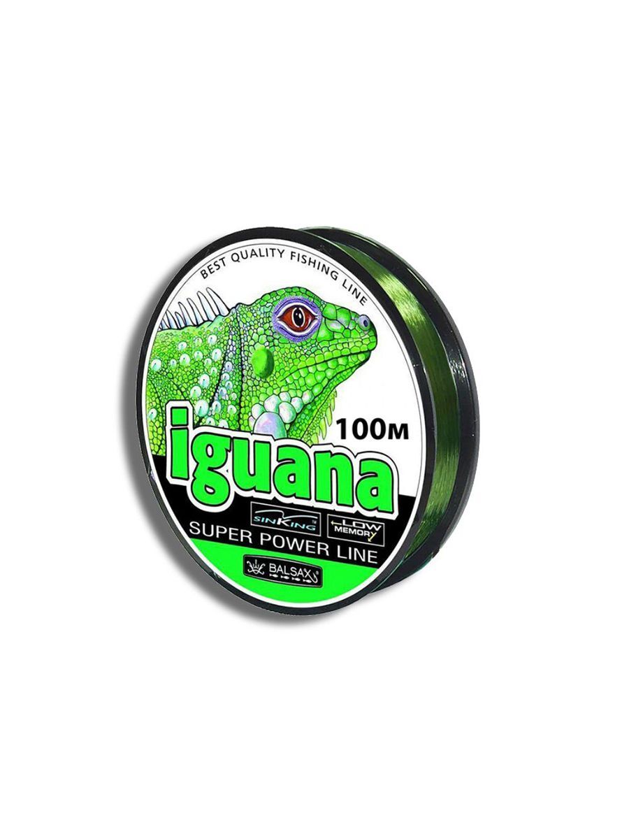 Монофильная леска для рыбалки Balsax Iguana (1 / 0.42 / 19.3 / 7 / 1 / светло-зеленый (1