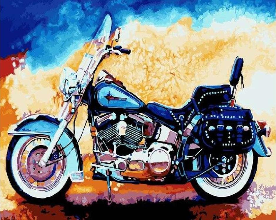 

Картина по номерам Paintboy Мотоцикл, 40x50 см, Мотоцикл