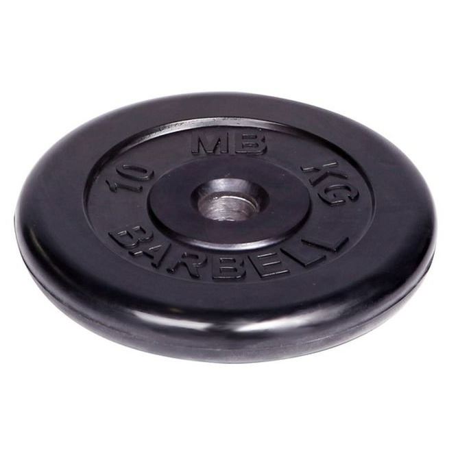 

Диск для штанги MB Barbell Стандарт 10 кг, 51 мм черный, Стандарт
