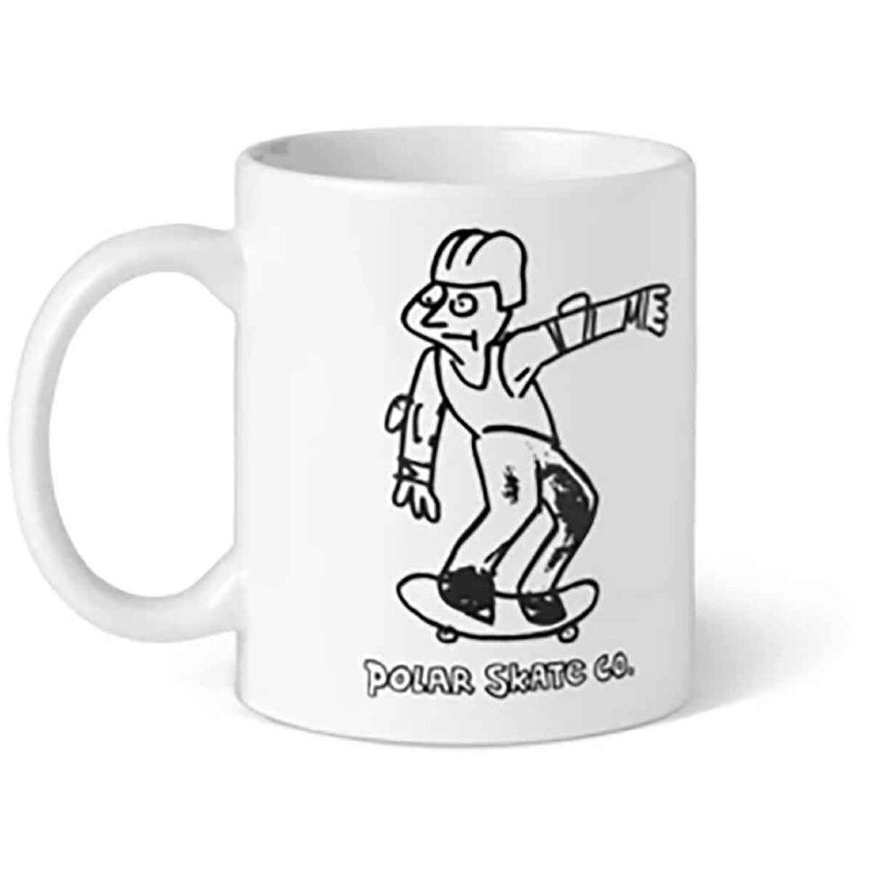 

Кружка POLAR SKATE Co. Skater Mug White Black 2022