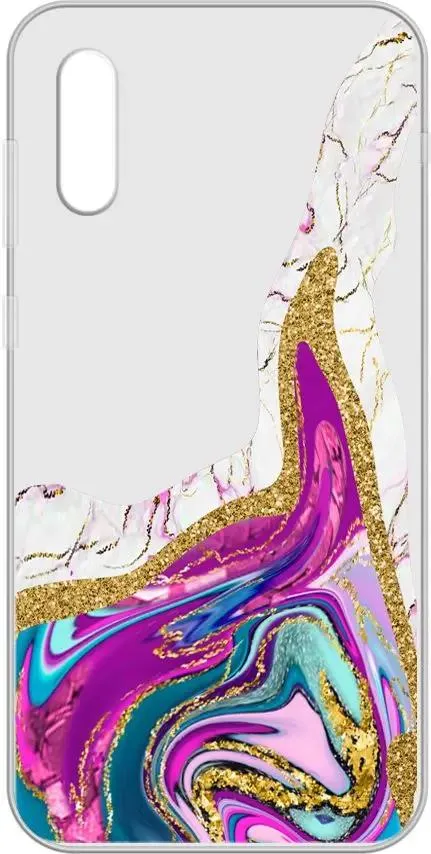 

Чехол (клип-кейс) GRESSO Air для Samsung Galaxy A02, прозрачный/разноцветный, Air