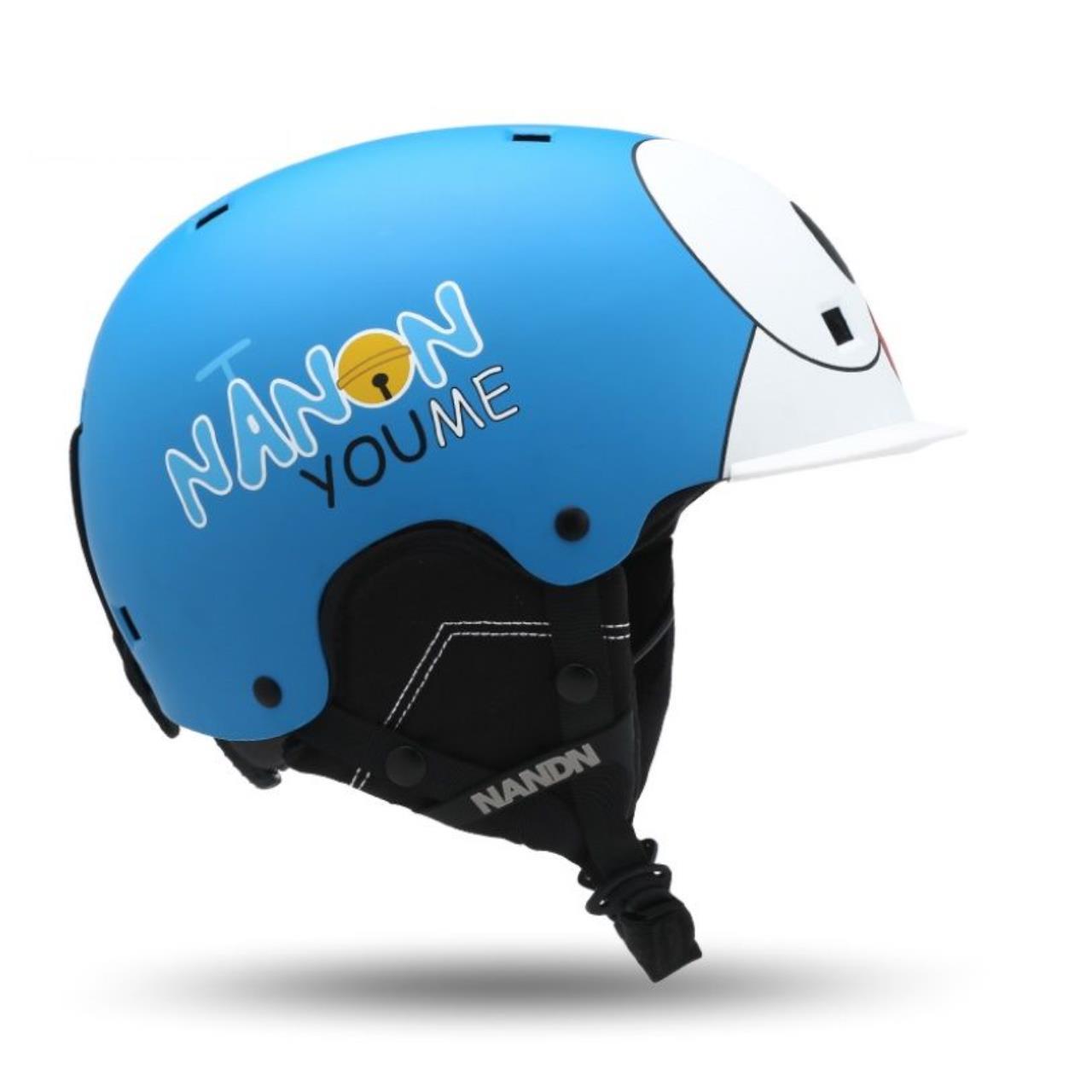 Шлем горнолыжный детский NANDN NT635A BLUE Кот M