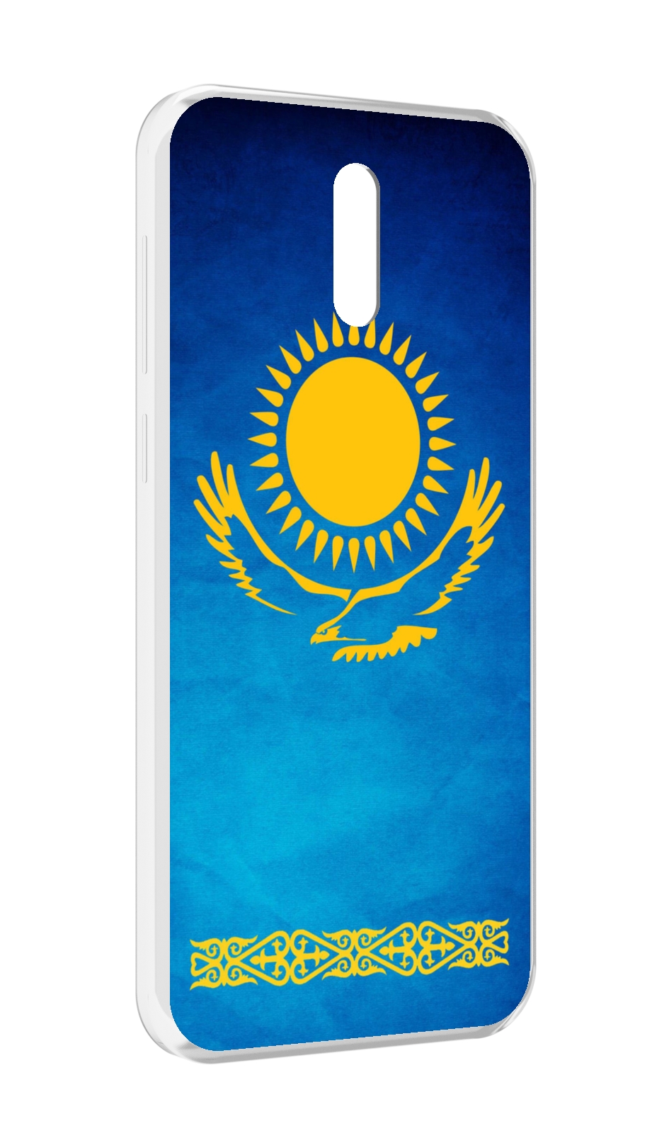 

Чехол MyPads герб и флаг казахстана для Alcatel 3L (2019), Прозрачный, Tocco