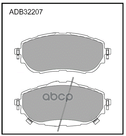 

Тормозные колодки ALLIED NIPPON дисковые передние ADB32207