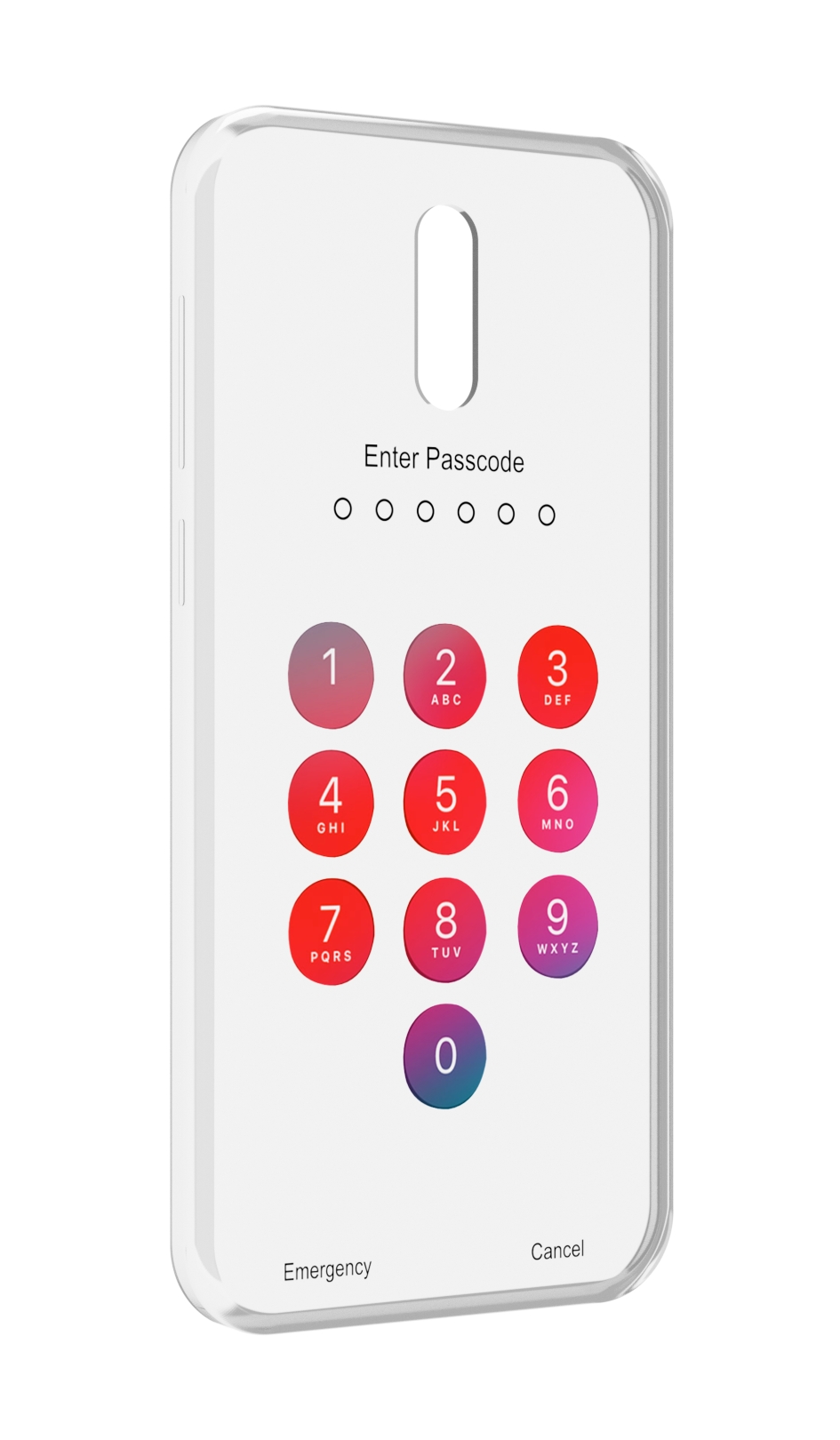 

Чехол MyPads введите-пароль для Alcatel 3L (2019), Прозрачный, Tocco