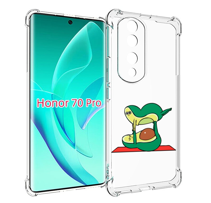 

Чехол MyPads Две-половинки для Honor 70 Pro / 70 Pro Plus, Прозрачный, Tocco