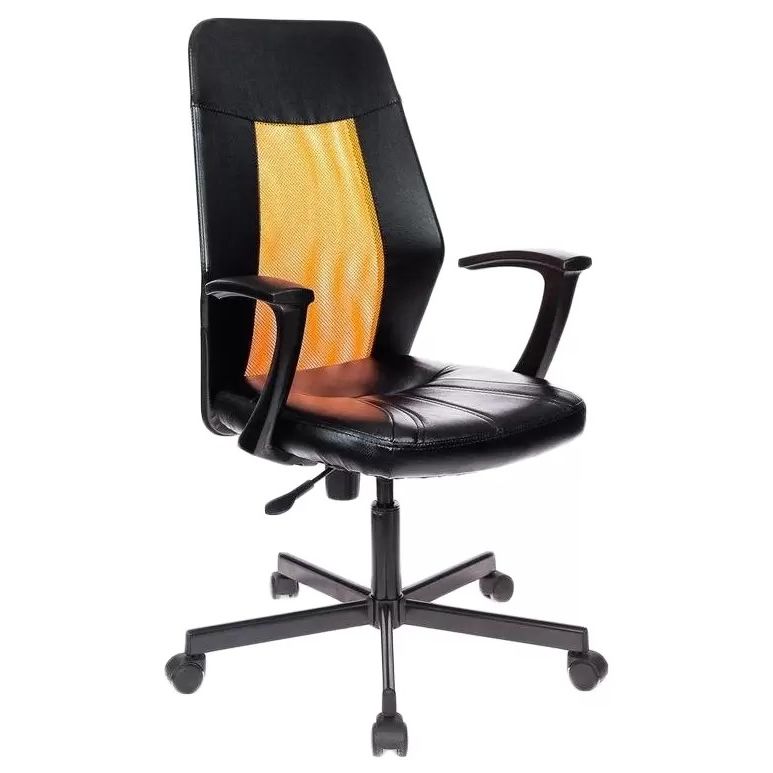 фото Офисное кресло easychair 225 черное/оранжевое easy chair