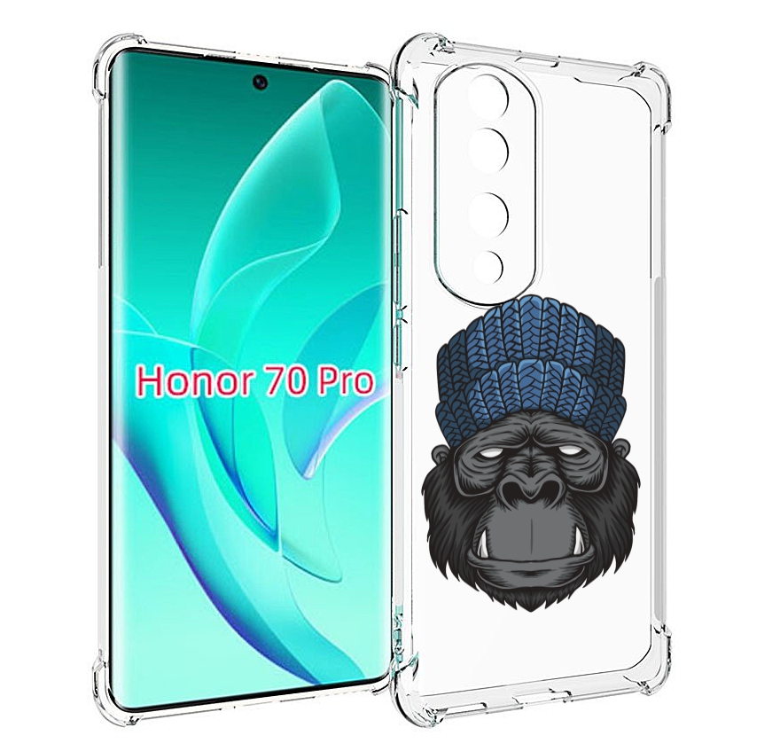 

Чехол MyPads Горила для Honor 70 Pro / 70 Pro Plus, Прозрачный, Tocco