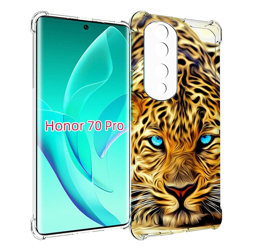 

Чехол MyPads Голубоглазый-гепард для Honor 70 Pro / 70 Pro Plus, Прозрачный, Tocco