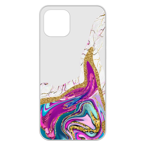 

Чехол (клип-кейс) GRESSO Air, для Apple iPhone 12/12 Pro, прозрачный/разноцветный, Air