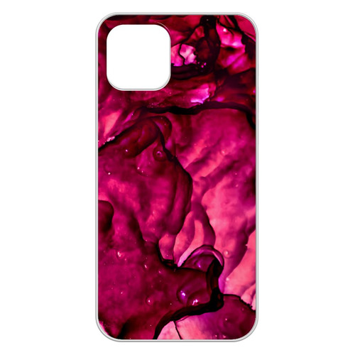 

Чехол (клип-кейс) GRESSO Air, для Apple iPhone 12/12 Pro, прозрачный/бордовый, Air