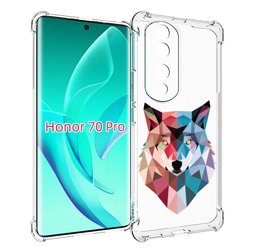 

Чехол MyPads Геометрический-волк для Honor 70 Pro / 70 Pro Plus, Прозрачный, Tocco