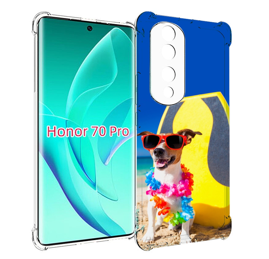 

Чехол MyPads Гавайская-собака для Honor 70 Pro / 70 Pro Plus, Прозрачный, Tocco